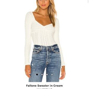 New majorelle white sweater